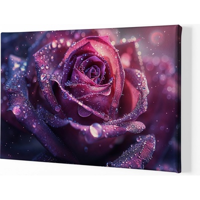 Obraz na plátně - Růže, růžový dotek FeelHappy.cz Velikost obrazu (šířka x výška): 40 x 30 cm