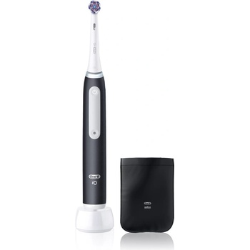 Oral-B iO3 White Clean електрическа четка за зъби с калъф за зарядно устройство Matte Black