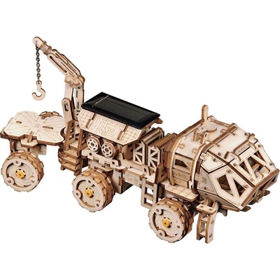 Robotime Rokr 3D dřevěné puzzle Planetární vozítko Navitas Rover na solární pohon 252 ks