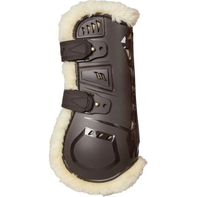 BACK ON TRACK Kamaše přední AirFlow s beránkem pár hnědé