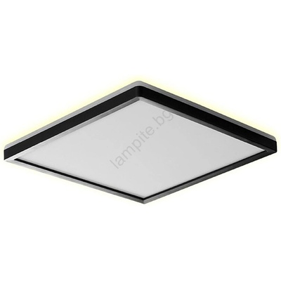 PREZENT 27313 -LED Плафон за баня CORDIA SQ LED/18W/230V IP54 черен (27313)