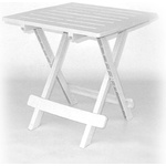 Bogdan Furniture Am Пластмасова маса Аджиле 44/44/50h бяла