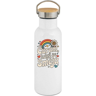 123TRIKO termoska Čůrám, když se směju 500 ml narozeniny