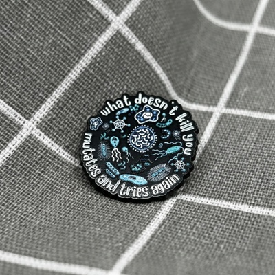 Pinarna What doesn’t kill you mutates and tries again modré – Zboží Dáma