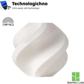 Bambu Lab ABS Bambu White With Spool (B00-W0-1.75-1000-SPL)