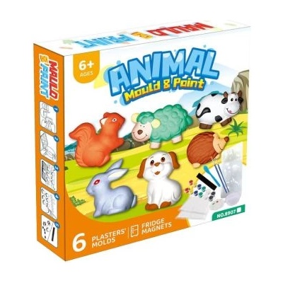 Man Yuk Toys Направете си сами комплект за изработване на магнити за хладилник - Животни
