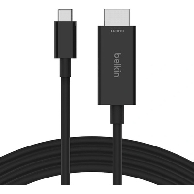 Belkin Кабел Belkin USB-C към HDMI 2.1 2M, Черен (AVC012bt2MBK)