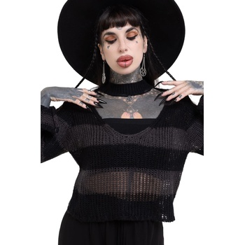 KILLSTAR дамски пуловер KILLSTAR - Cruel Conscience - Черен - KSRA011651