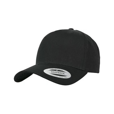 Yupoong 5-Panel Curved Classic Snapback black