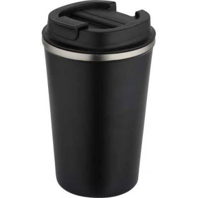 Newport dvoustěnný vakuově izolovaný hrnek z nerezové oceli o objemu 350 ml Černá