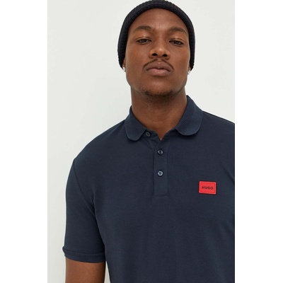 HUGO Памучна тениска с яка hugo (50490770)