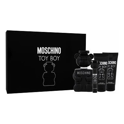Moschino Toy Boy EDP 100 ml + EDP 10 ml + balzam po holení 100 ml + sprchový gél 100 ml darčeková sada