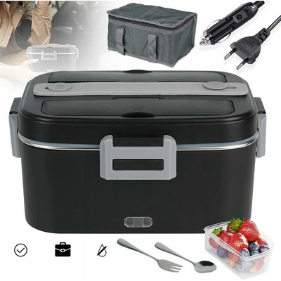 ELEKTRICKÝ LUNCH BOX 1,8L 60W 220V/12V/24V OHŘÍVAČ JÍDLA DO AUTA – Sleviste.cz