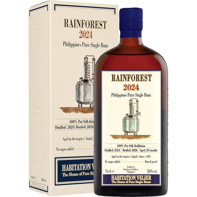 Habitation Velier Rainforest 2024 58% 0,7 l (kartón)