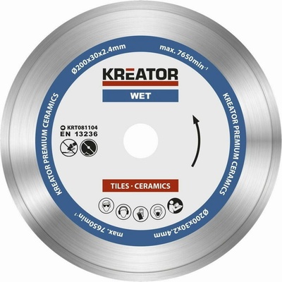 Diamantový kotúč Kreator KRT081104, 200mm (KRT081104)