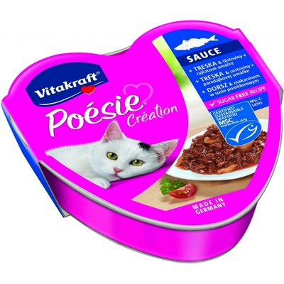 Vitakraft Poésie šťava treska, cest., paradajka 85 g