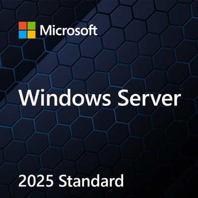 Microsoft Windows Svr Std 2025 English 1pk DSP OEI 4Cr NoMedia/NoKey (APOS) AddLic (EP2-25369)