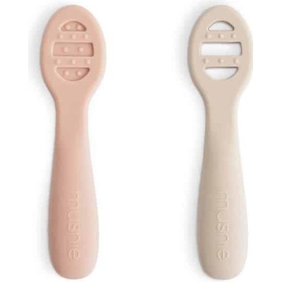 Mushie Prvé lyžičky na príkrmy blush shifting sand