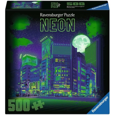 Ravensburger Štvorcové Neón Tokio 500 dielov