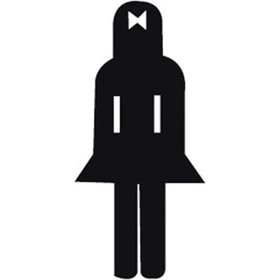 APLI самозалепващ стикер "Само за жени (10702176)