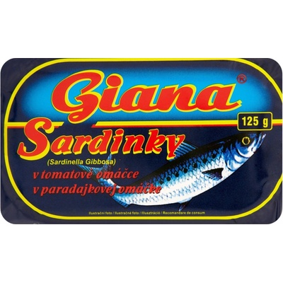 Giana Sardinky v tomatové omáčce 125 g