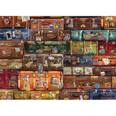 Cobble Hill - Puzzle Luggage 1000 - 1 000 piese