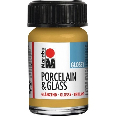 Marabu Barva na porcelán a sklo 15 ml zlatá metalická – Zboží Dáma