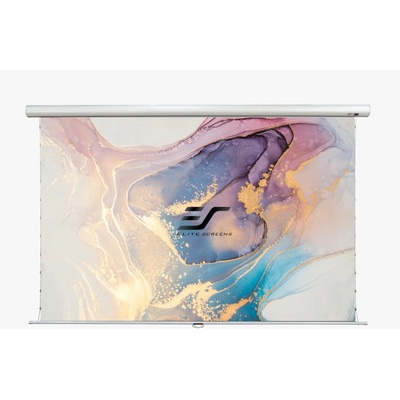 Elite Screens РАЗПЕЧАТАН Екран за прожекции, ръчен, за стена/таван, 244 x 137cm, EliteScreens Tab-Tension MT110XH2-C4D-E8, формат 16: 9, бял (MT110XH2-C4D-E8RES)