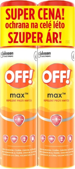 Off! Max Aerosol 2 x 100 ml