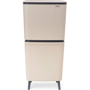 Brabantia Кош за смет за разделно събиране Brabantia SortUp Hi 20+25L, Soft Beige