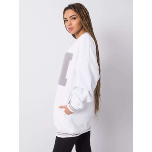 Rue Paris Дамски суичър модел 1123.18 Rue Paris цвят бял