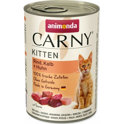 Animonda Carny Kitten hovädzie teľacie a hydina 400 g