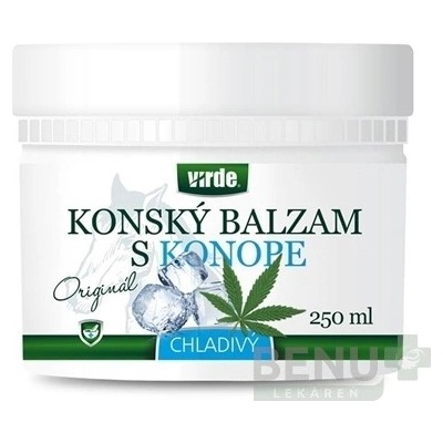 Virde konský balzam s konopím chladivý 250 ml