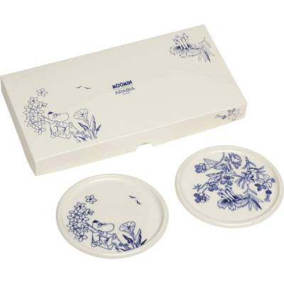 Set dvou mini talířků Moomin Arabia Haru 12 cm