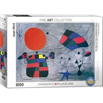 Image 1 of EUROGRAPHICS - Puzzle Miro: The Smile of the Flamboyant Wings - 1 000 piese