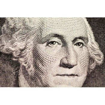 DIMEX ART s. r. o Флизелинов фототапет портрет на вашингтон върху долар 375 x 250 см