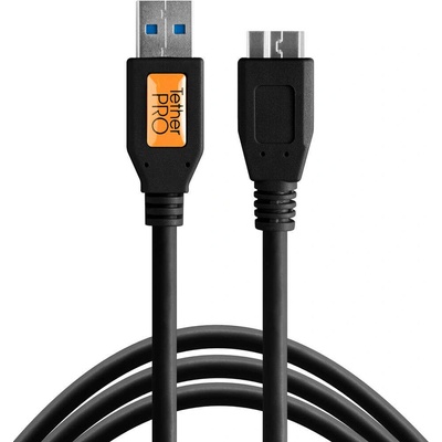 Tether Tools CU5453 USB 3.0 na Micro-B, 4,6m, černý