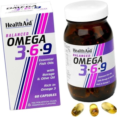 HEALTHAID Хранителна добавка Омега 3- 6 -9, Health Aid Omega 3-6-9 60caps