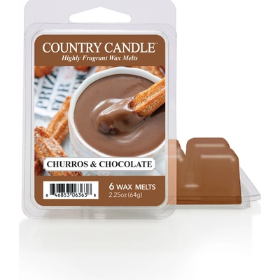 Country Candle Churros & Chocolate Vonný Vosk 64 g