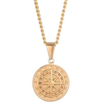 HARAHU Колие Compass - Златен KP34231 (34231)