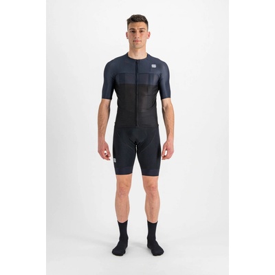 Sportful Light pro jersey black galaxy blue
