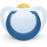 Nuk Каучукова залъгалка NUK - Star, Синя с кутия за стерилизиране, 6-18 m (10734076_boy)