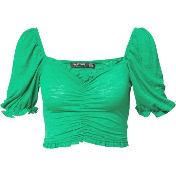 Nasty Gal Тениска зелено, размер 14