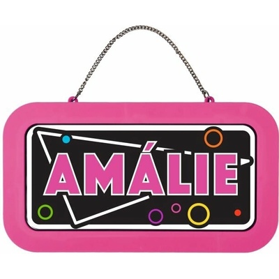 Neonová cedulka se jménem - Amálie