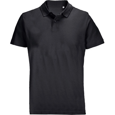 Sol´s Collection polokošile Pulse piqué krýtký rukáv unisex COT25450200201-black