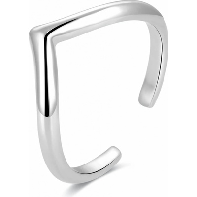Beneto Minimalistický stříbrný na nohu AGGF493