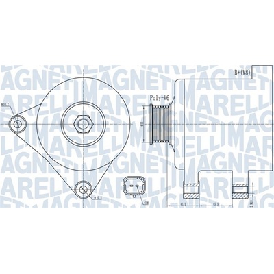 MAGNETI MARELLI generátor 063732015010