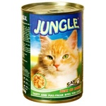 Jungle Котешка храна на хапки със заешко месо Jungle 410 гр