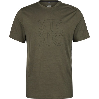Stoic Мъжко мериносово термобельо Stoic Merino180 BengtSt. T-Shirt Merino shirt - Olive Green - размер 4XL (216-4666-0518)