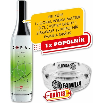 Goral Master Lime 40% 0,7 l (čistá fľaša)